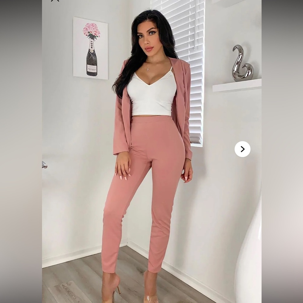 Fashion nova Size Sm - Mauve Pink Blazer and Pants Set